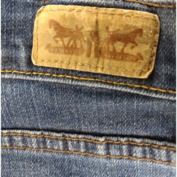 Levi's Strauss Women's 505 Straight Leg Jeans Blue Size 12M - Picture 6 of 9